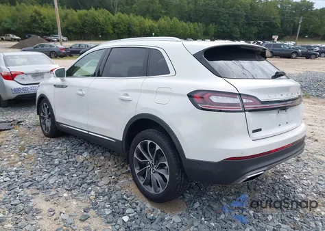 2021 Lincoln Nautilus Reserve z USA, uszkodzony, nr VIN 2LMPJ8KPXMBL09807